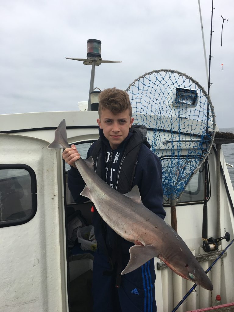 Jack Pike with a 15lb 2oz spurdog