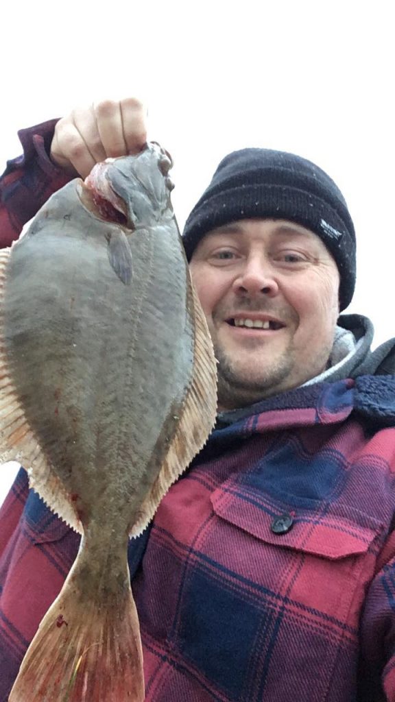 Specimen flounder gets the year off to a great start! North Devon