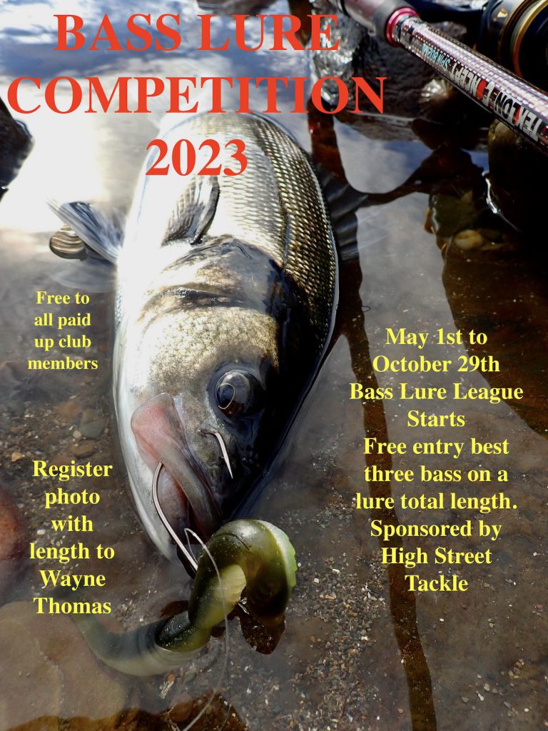 Biggest bass so far in Lure Competition North Devon & Exmoor Angling