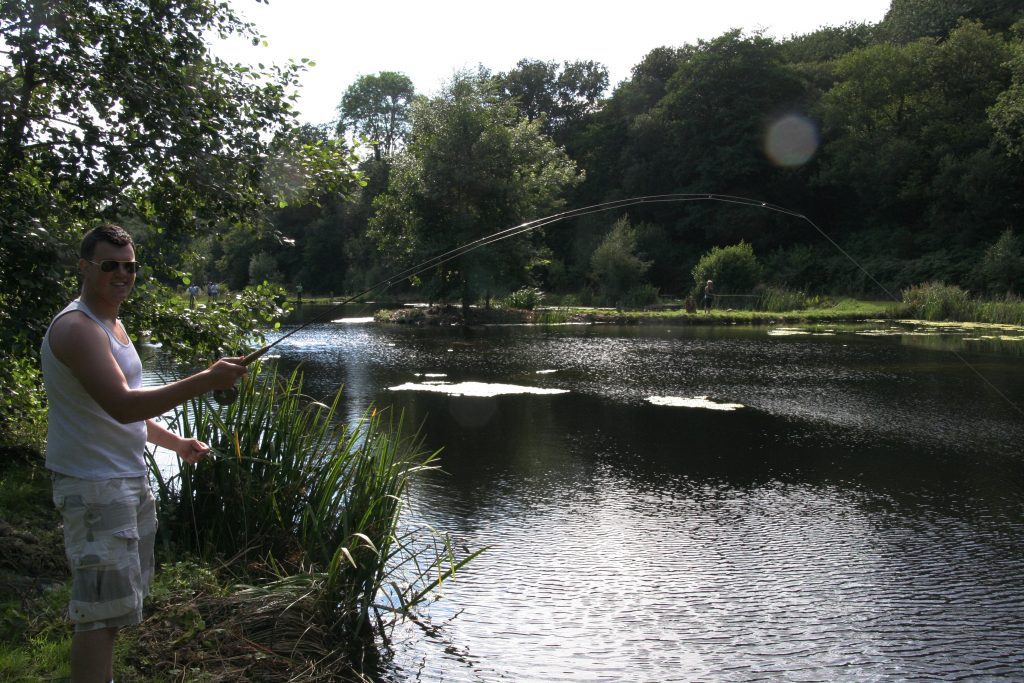 Hard fighting trout