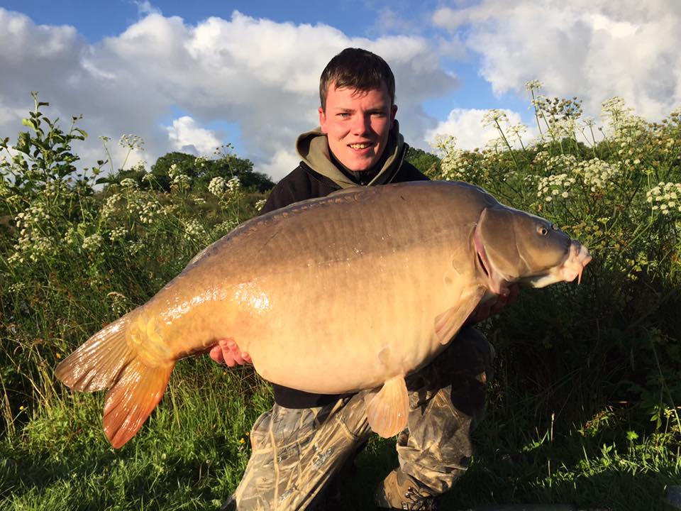 Kieran Evans mirror carp 46lb 8oz