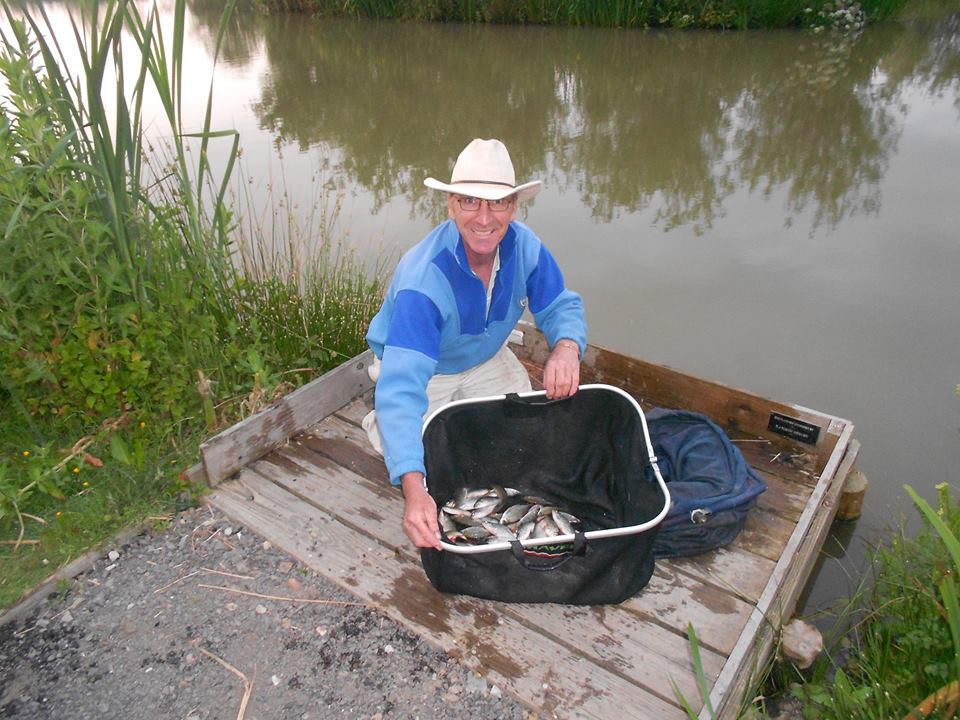 Martin Turner's winning net of silvers.