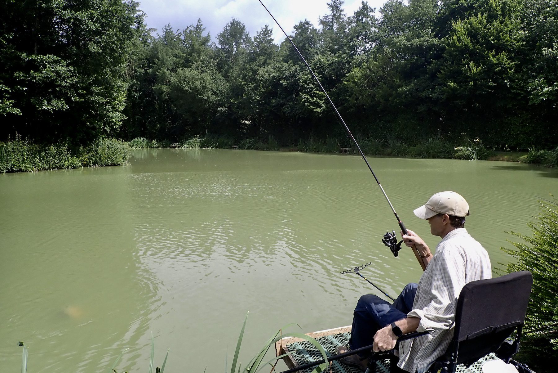 Float fishing for redfin (English Perch) 