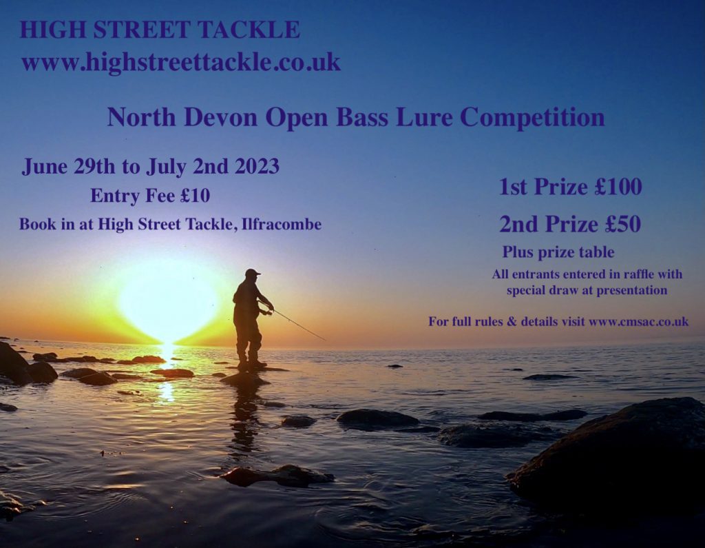 First bass of the 2023 Lure Season - North Devon & Exmoor Angling News